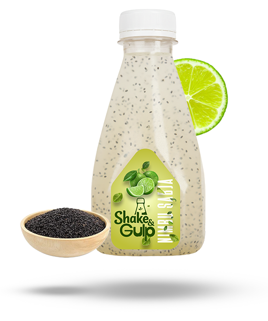 Nimbu Sabja Drink Bottle
